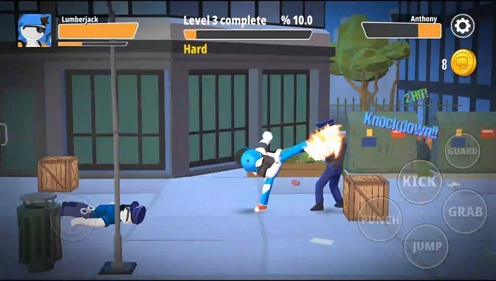 城市斗士街枪帮游戏(Street Hit - City Clash Fighting)