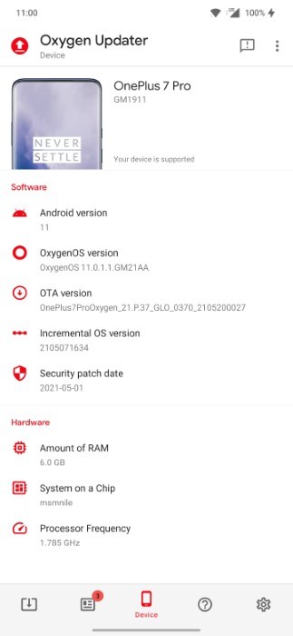 一加系统更新app(Oxygen Updater)
