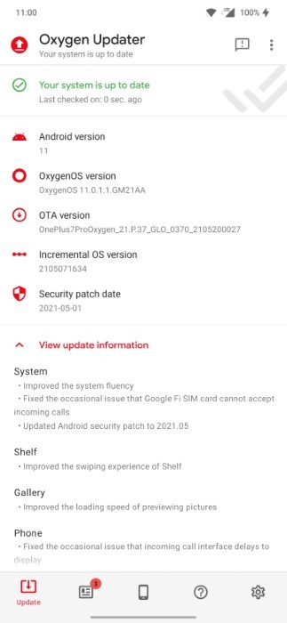 一加系统更新app(Oxygen Updater)