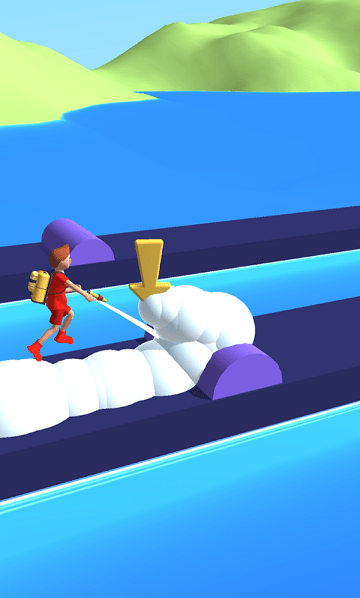 泡沫枪跑酷游戏