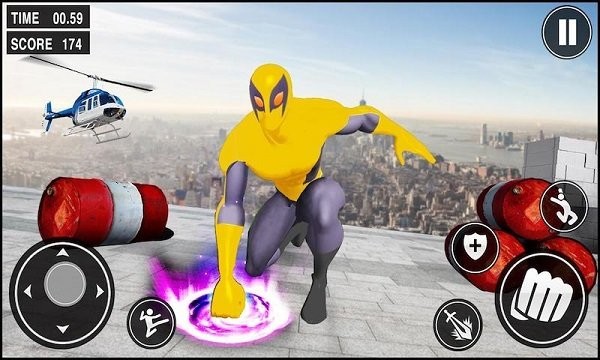 火柴人一波超人游戏