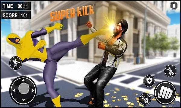 火柴人一波超人游戏