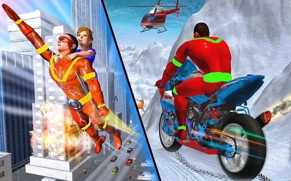 飞行超人城市英雄手机版