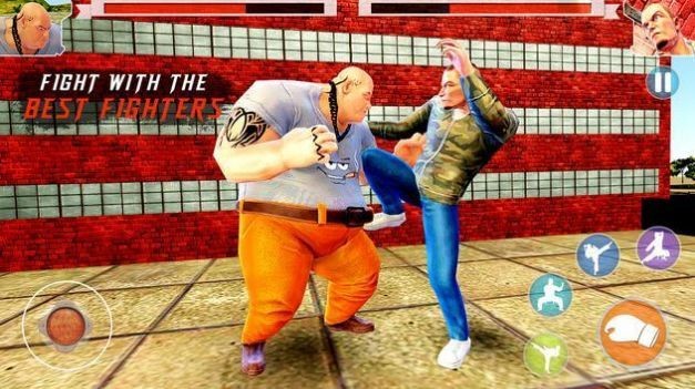 胖子摔跤超级格斗游戏