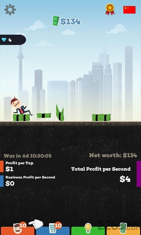 点击大亨无限金币修改版