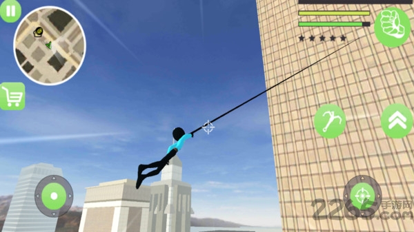 火柴人警察绳索英雄破解版