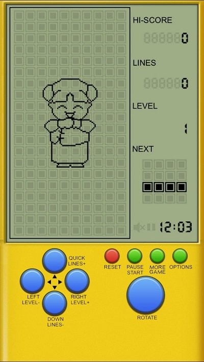 罗斯方块掌机游戏(tetris)