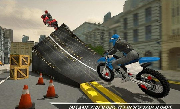 屋顶自行车手机游戏