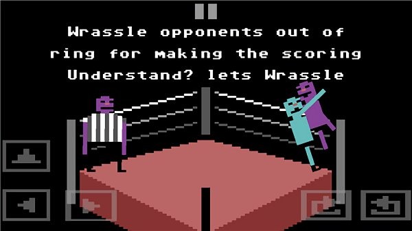 古怪的摔跤游戏