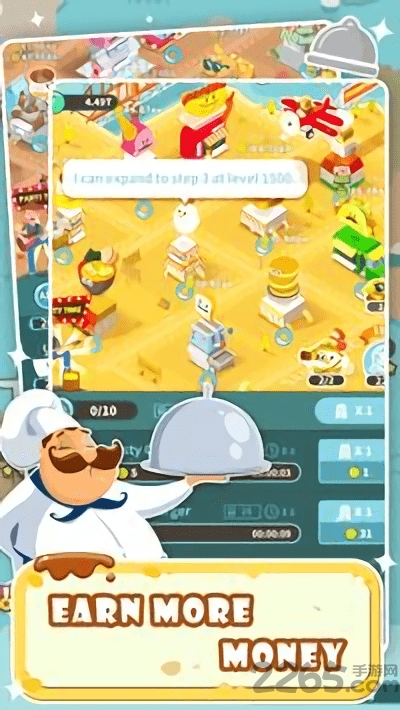 放置类餐厅经营手游