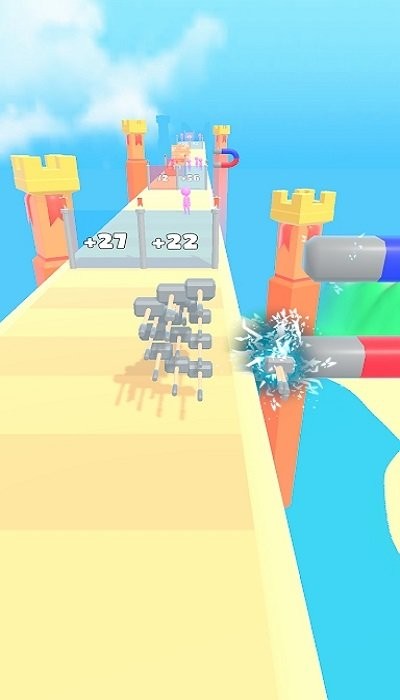 用锤敲击3d手机版