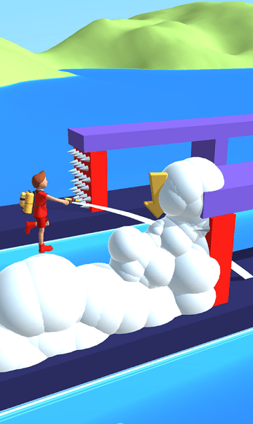 泡沫枪跑酷游戏