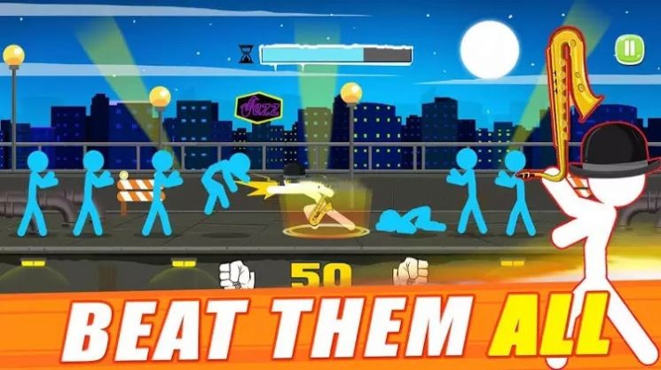 火柴人战斗行动游戏(stick warrior action game)