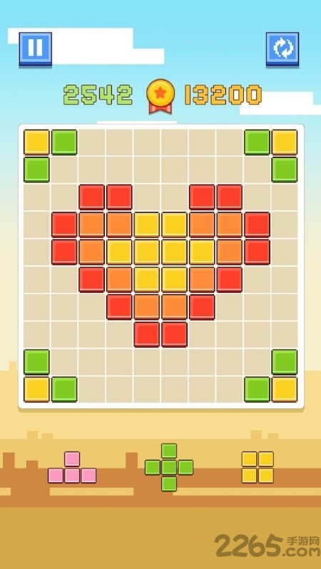 像素方块消消乐游戏