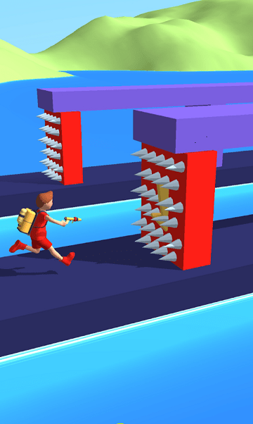 泡沫枪跑酷游戏
