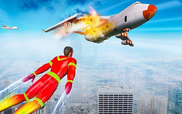 飞行超人城市英雄手机版