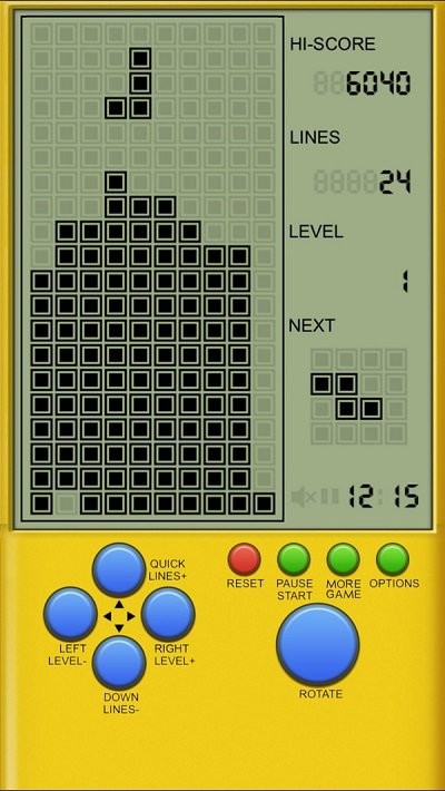 罗斯方块掌机游戏(tetris)
