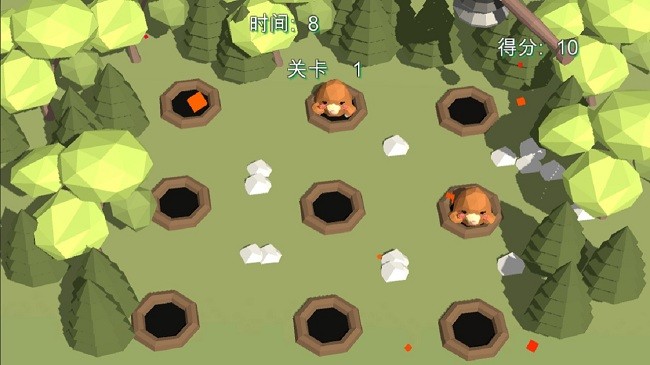 3d打地鼠游戏