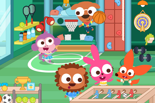 泡泡兔小镇公寓游戏