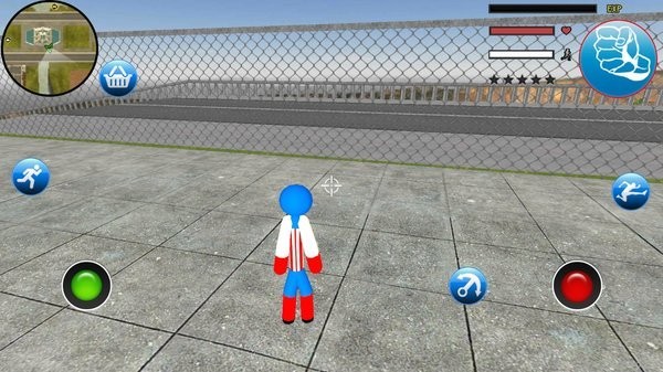 火柴人队长绳索英雄游戏