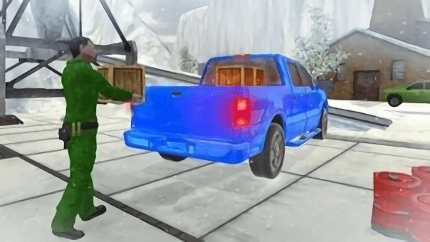 越野卡车模拟器雪山游戏