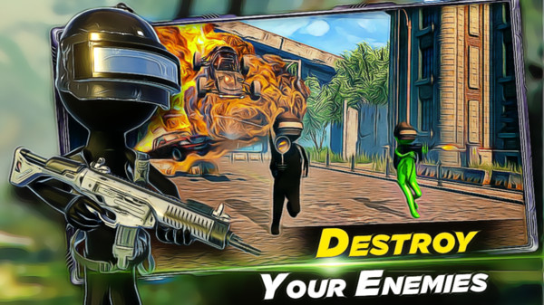 火柴人生存射击游戏