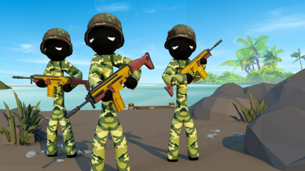 火柴人士兵射击中文版