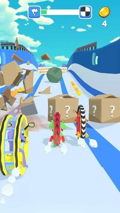 摩托轮子跑游戏