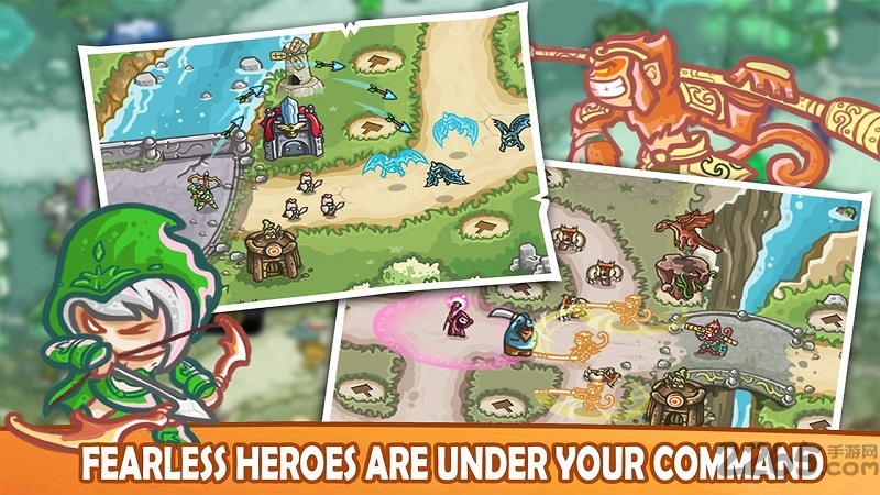 王国保卫战英雄传奇内购破解版(Kingdom Defense)