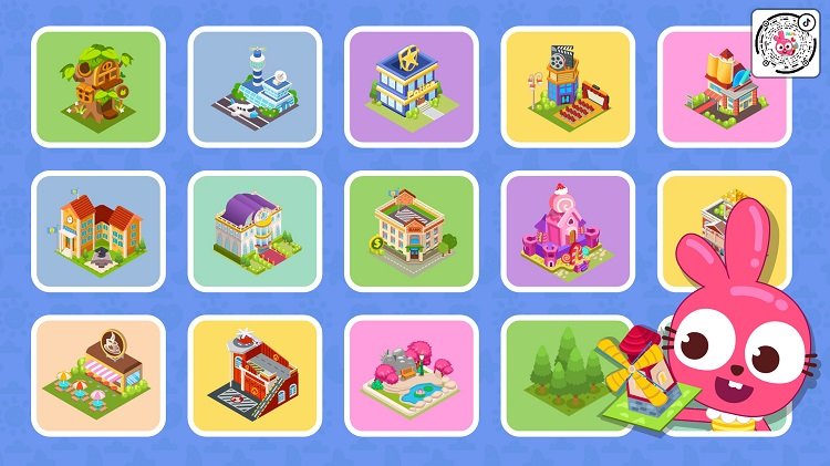 泡泡兔城市游戏