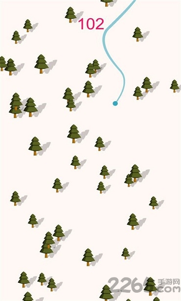 雪地滑雪手机游戏