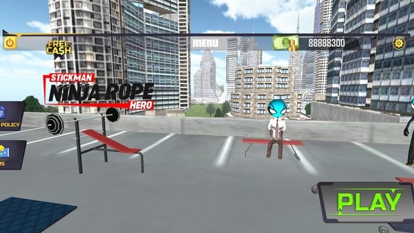 火柴人忍者绳英雄游戏