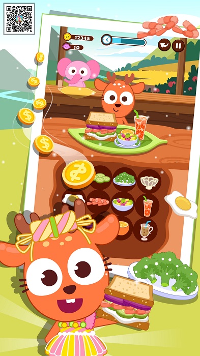 泡泡兔美味的三明治游戏