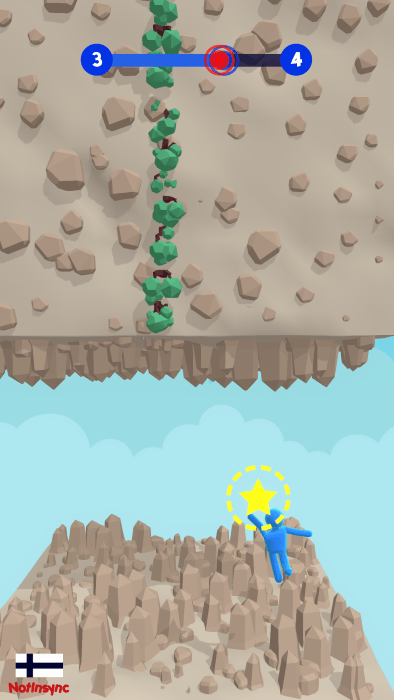 超粘性攀岩赛游戏