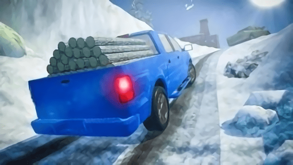 越野卡车模拟器雪山游戏