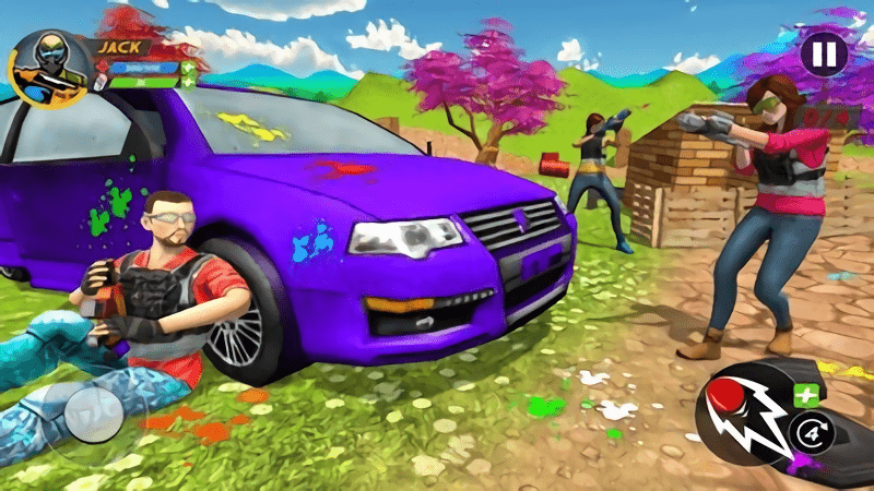 彩弹射击竞技场挑战3d游戏