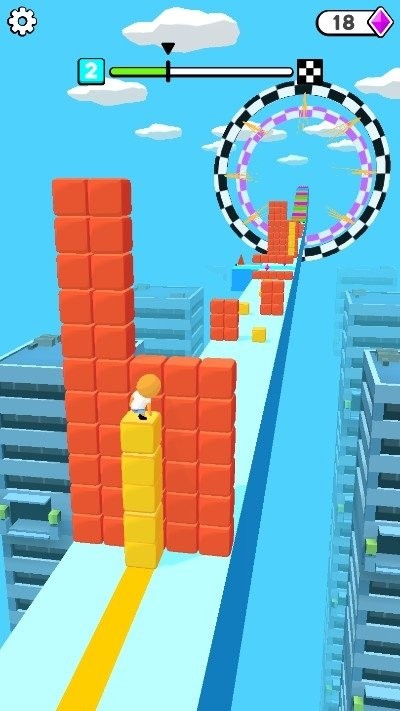 人体魔方冲浪3d游戏