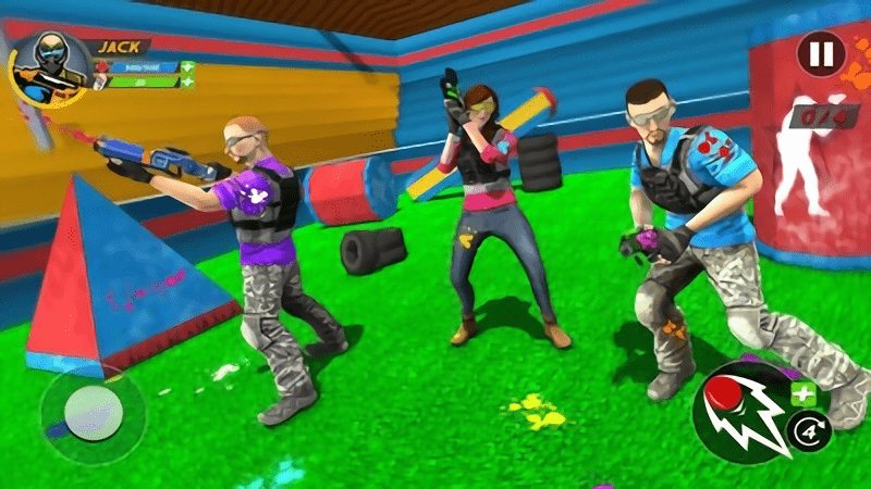 彩弹射击竞技场挑战3d游戏