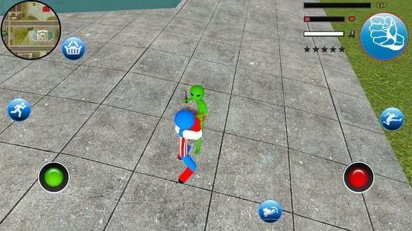 火柴人队长绳索英雄游戏