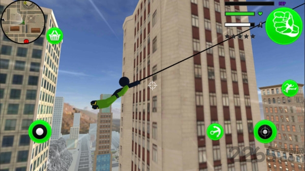 陆战型绳索火柴人游戏