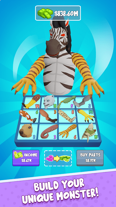 合并怪物放置战斗游戏