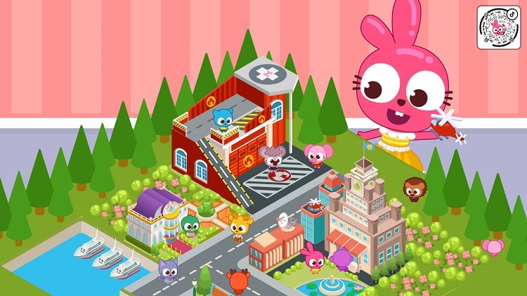 泡泡兔城市游戏
