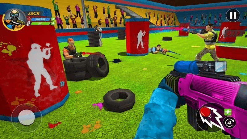 彩弹射击竞技场挑战3d游戏