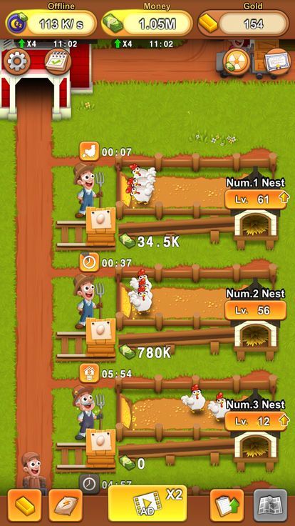 便利村养鸡小游戏