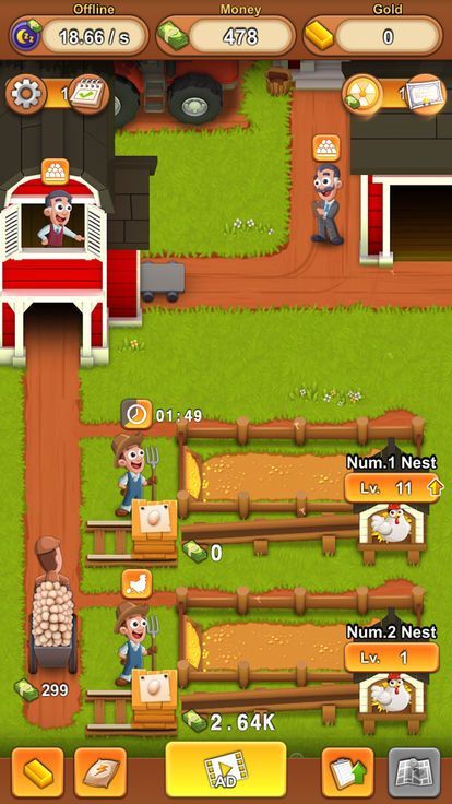 便利村养鸡小游戏