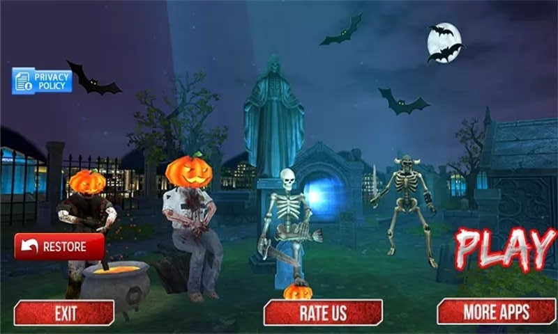 死亡僵尸射手游戏(halloween zombie shooting)