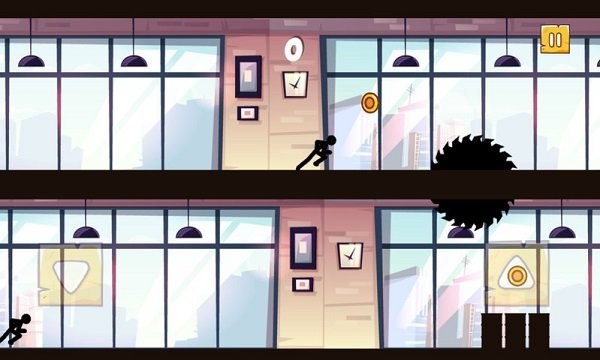 黑衣人跑酷游戏