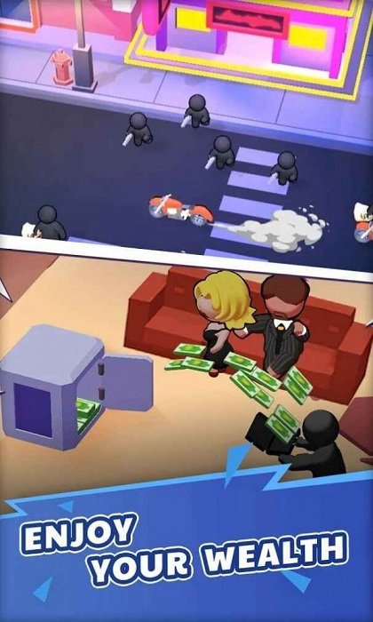 火柴人黑衣人手游