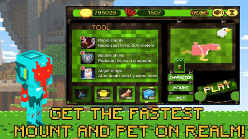 方块工艺超级英雄跑酷游戏