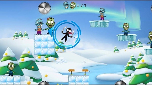 火柴人对决丧尸游戏